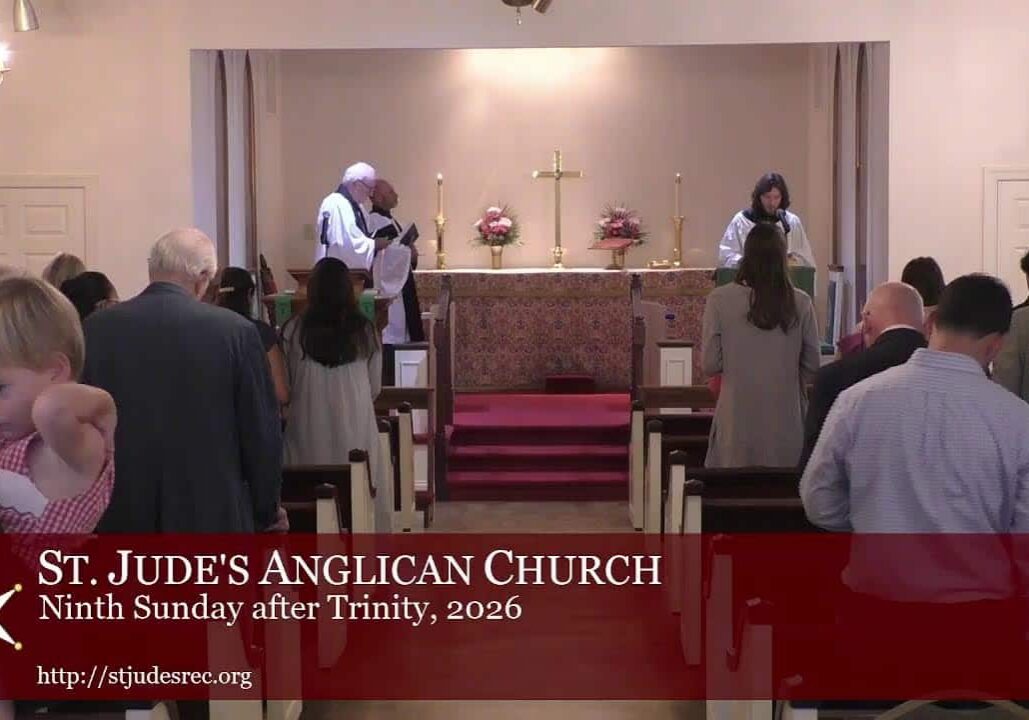 Ninth Sunday after Trinity, August 2, 2026