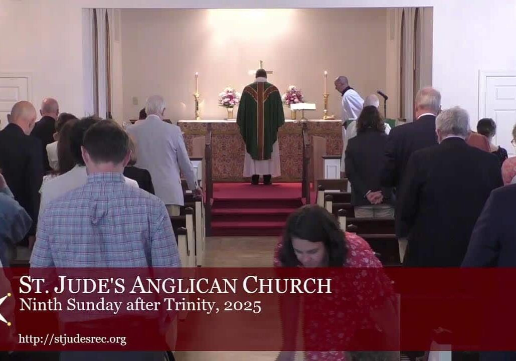 Ninth Sunday after Trinity, August 17, 2025