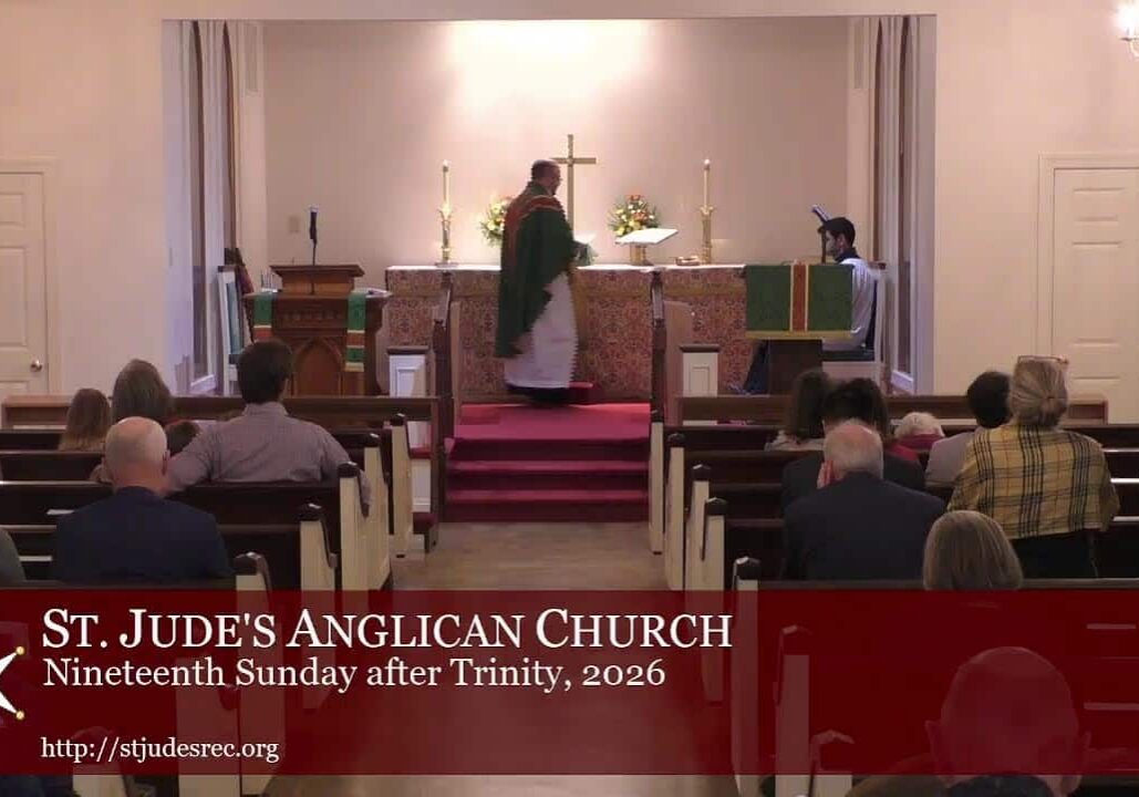 Nineteenth Sunday after Trinity, October 11, 2026